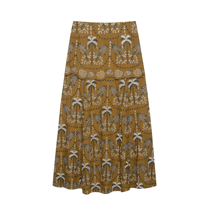 Conjunto de Moda Femenina NINE - Midi Skirt Floral reseña y precio